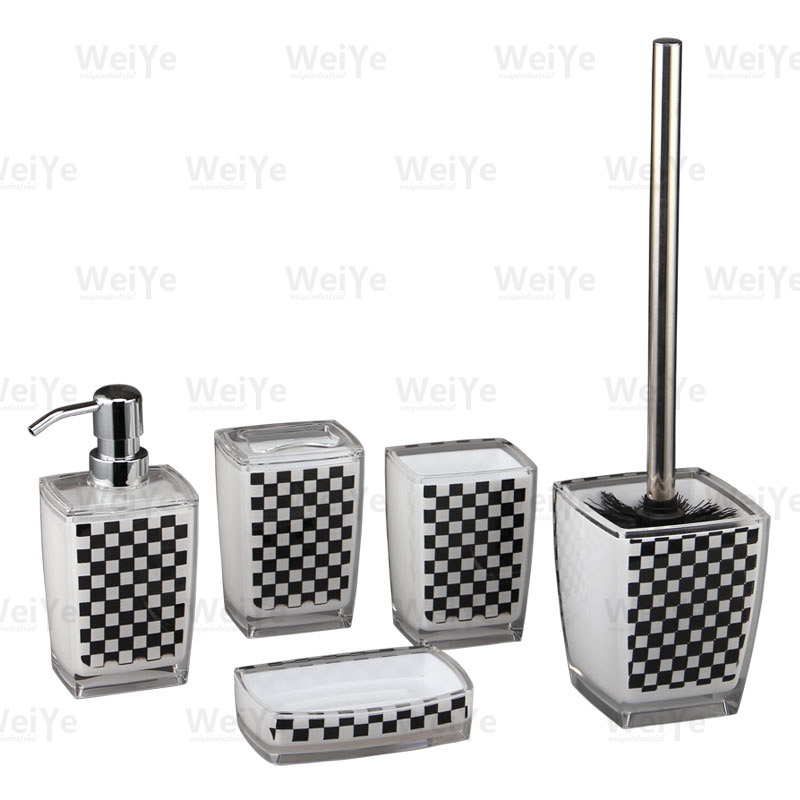 卫浴套装方锥形双色系列5件套