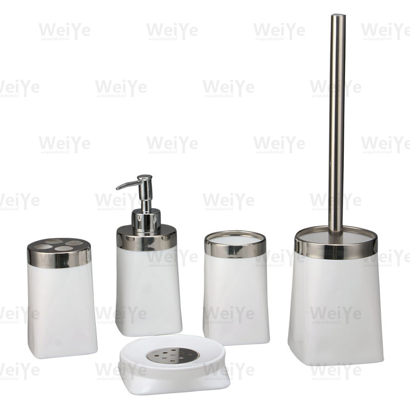 卫浴套装上圆下方(配五金)系列5件套