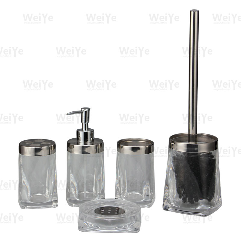 卫浴套装上圆下方(配五金)系列5件套