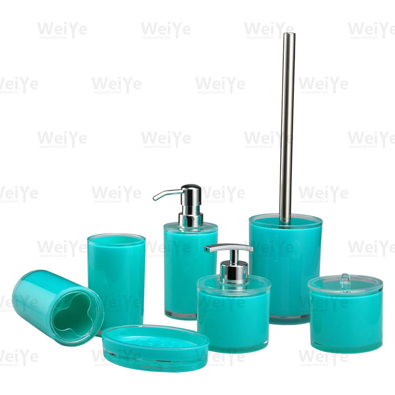 卫浴套装圆柱形双色系列7件套