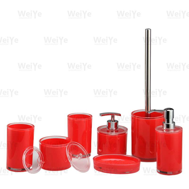 卫浴套装圆柱形双色系列7件套