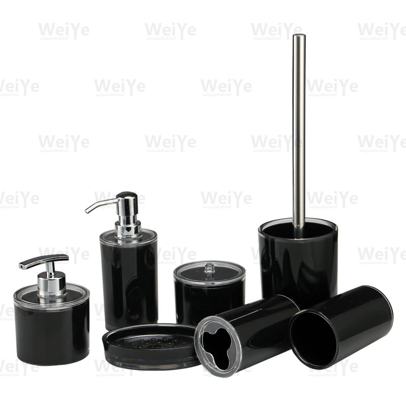 卫浴套装圆柱形双色系列7件套