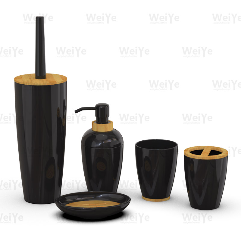 卫浴套装椭圆形配竹系列5件套