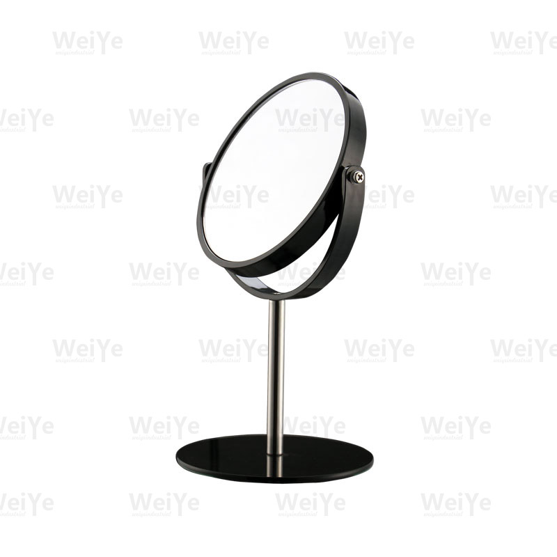 镜子圆镜玻璃座