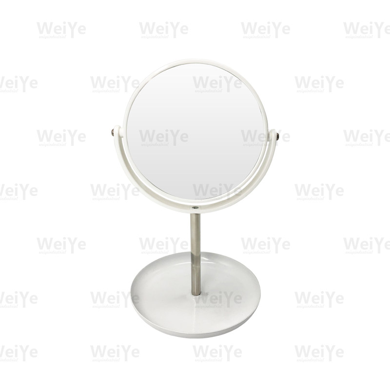 镜子铁盘底圆镜
