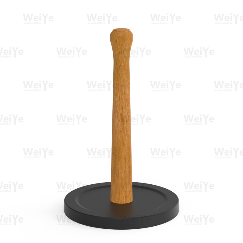 厨房纸巾架竹柱纸巾架