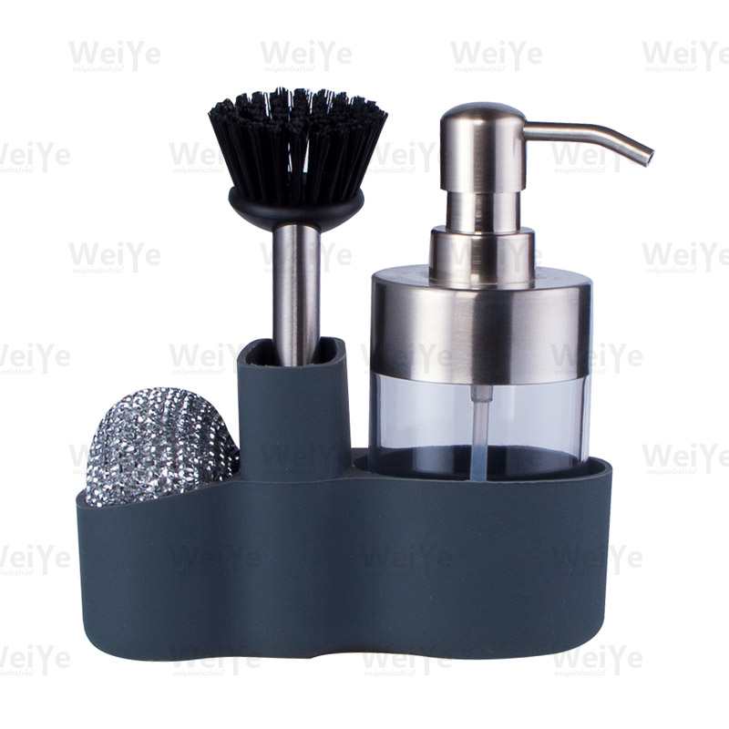 厨房用品厨房清洁组配圆柱形液瓶