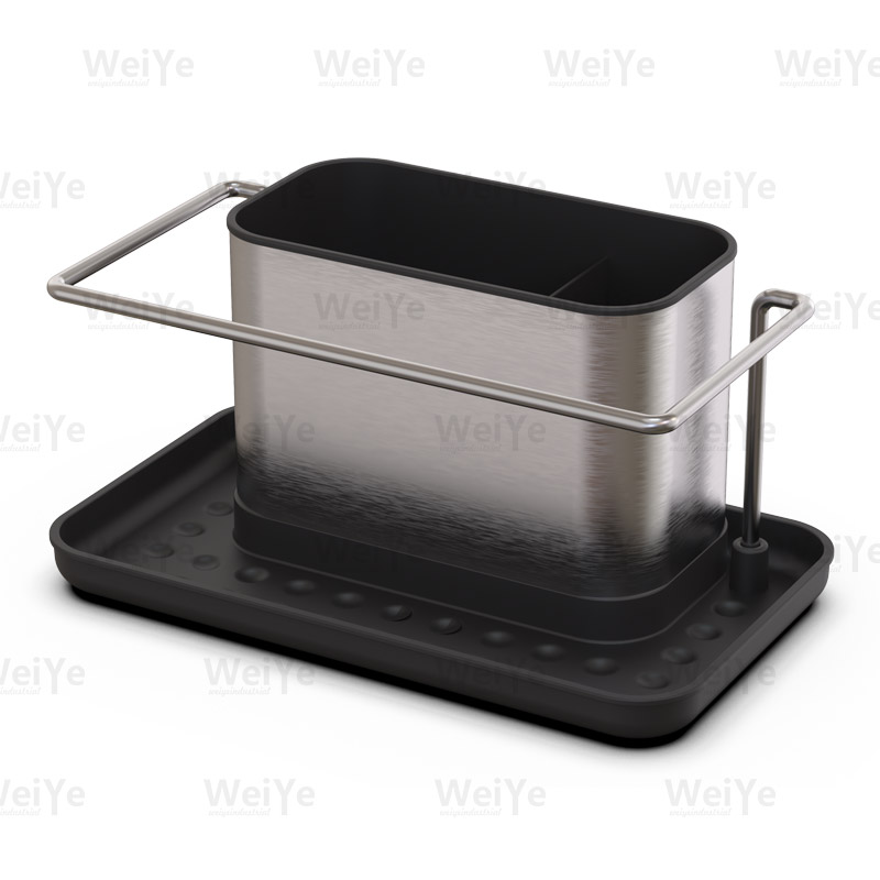 厨房铁线工具架连PP盘