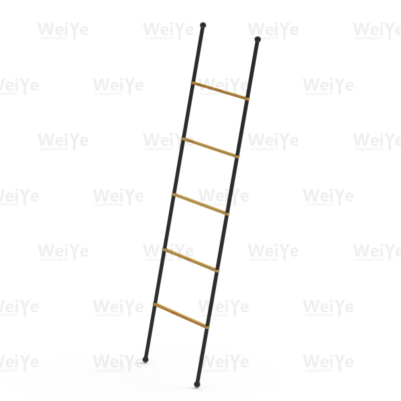 毛巾杆梯形毛巾架配竹