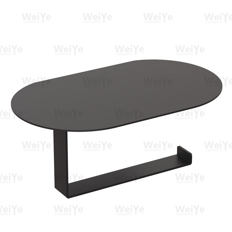 挂墙卷纸架带圆铁板纸巾架