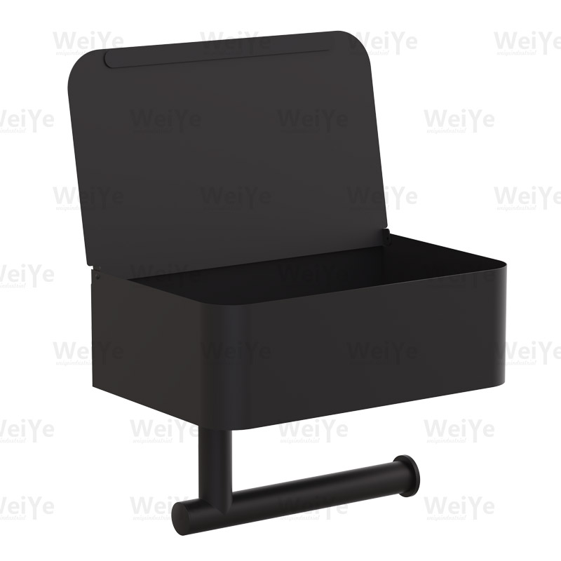 挂墙卷纸架纸巾架配开盖盒