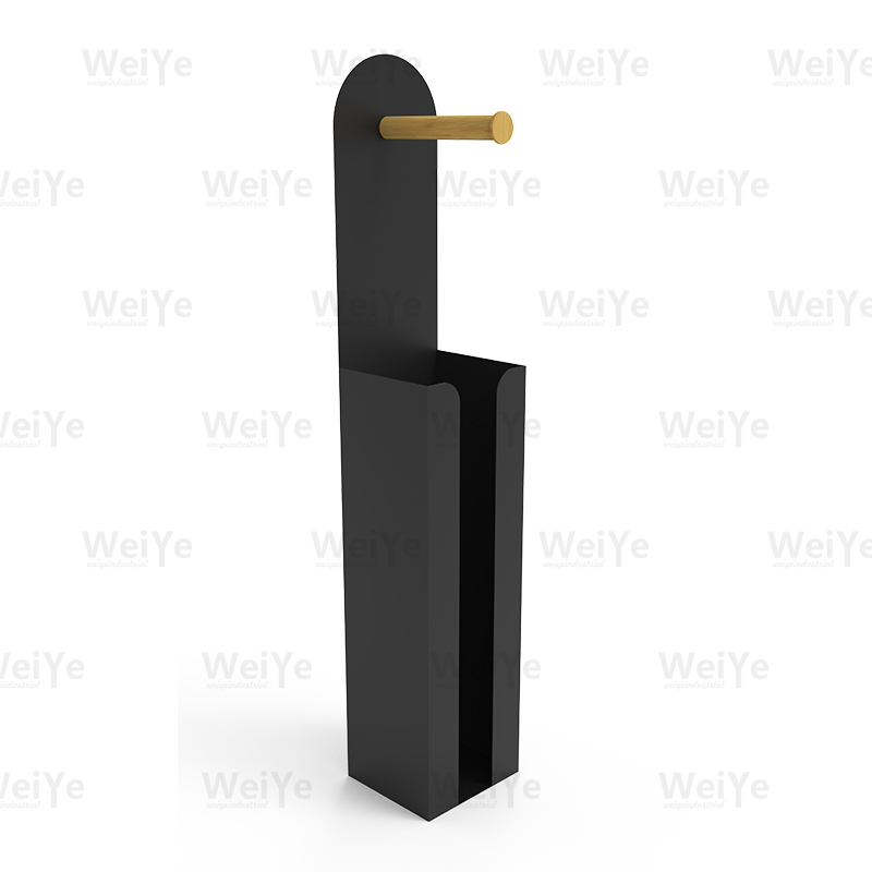 落地纸巾架挂墙纸巾篮配竹