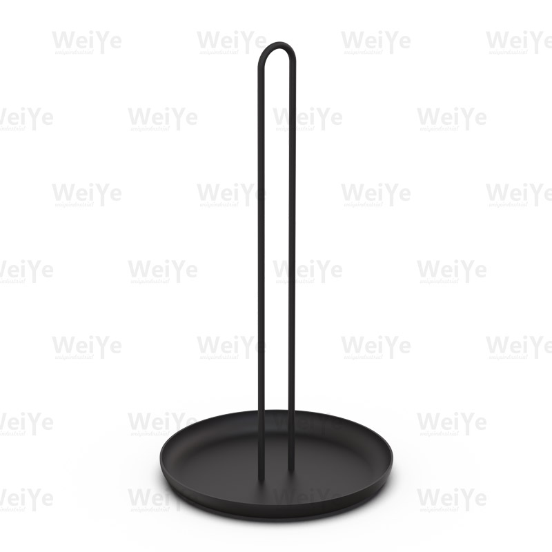 厨房纸巾架圆盘座铁线纸巾架