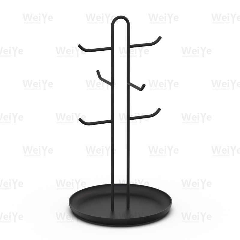 杯架圆盘座铁线杯架