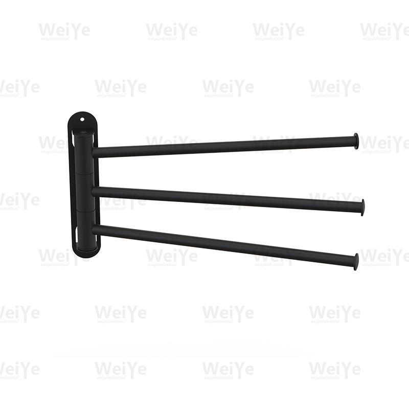 毛巾杆摇摆挂墙3杆毛巾架