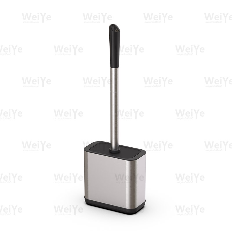 马桶刷包胶扁方形五金马桶刷