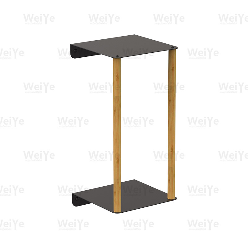 毛巾杆单层挂墙毛巾架配竹