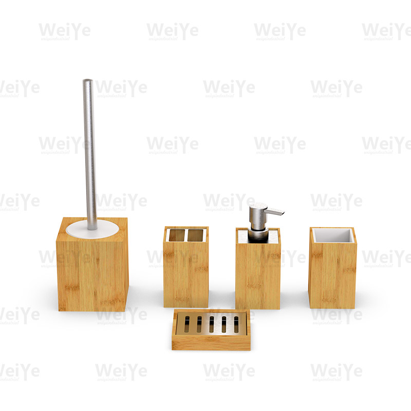 卫浴套装方形竹卫浴套装